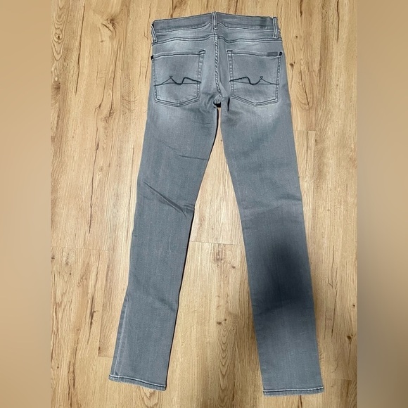 Seven for all Mankind Roxanne Skinny Jeans Gray Size 27 - Picture 7 of 11